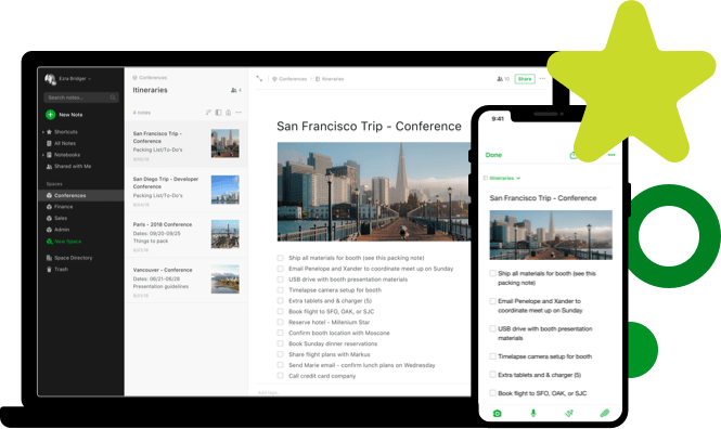 aplicativo evernote
