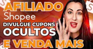 como encontrar cupons da shopee e divulgar como afiliado